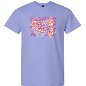 Purple & Pink Animal Logo T-Shirt - NEW!